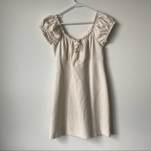 Babydoll Oak + Fort cream dress